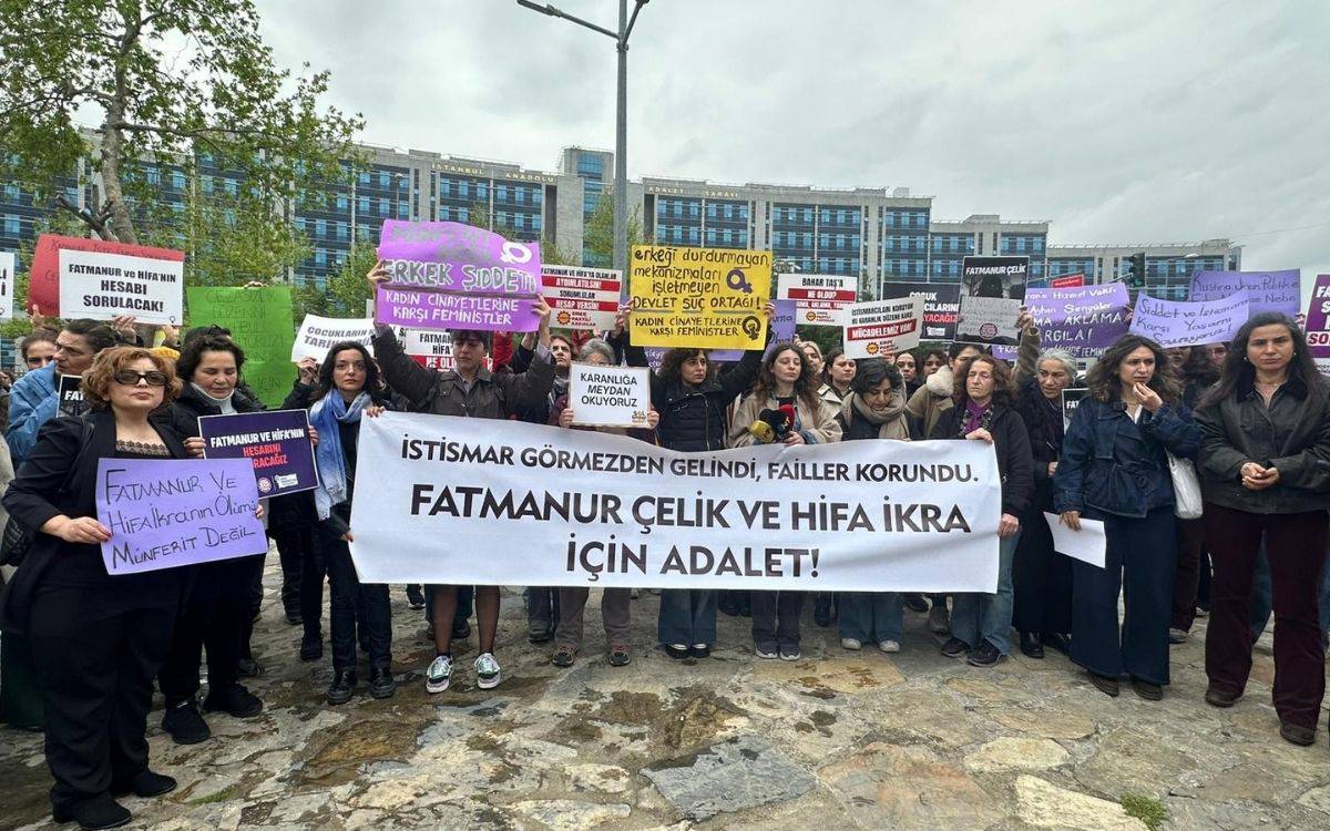 Kadınlar 'Erkek Adalet Değil, Gerçek Adalet' İçin Adliye Önünde!